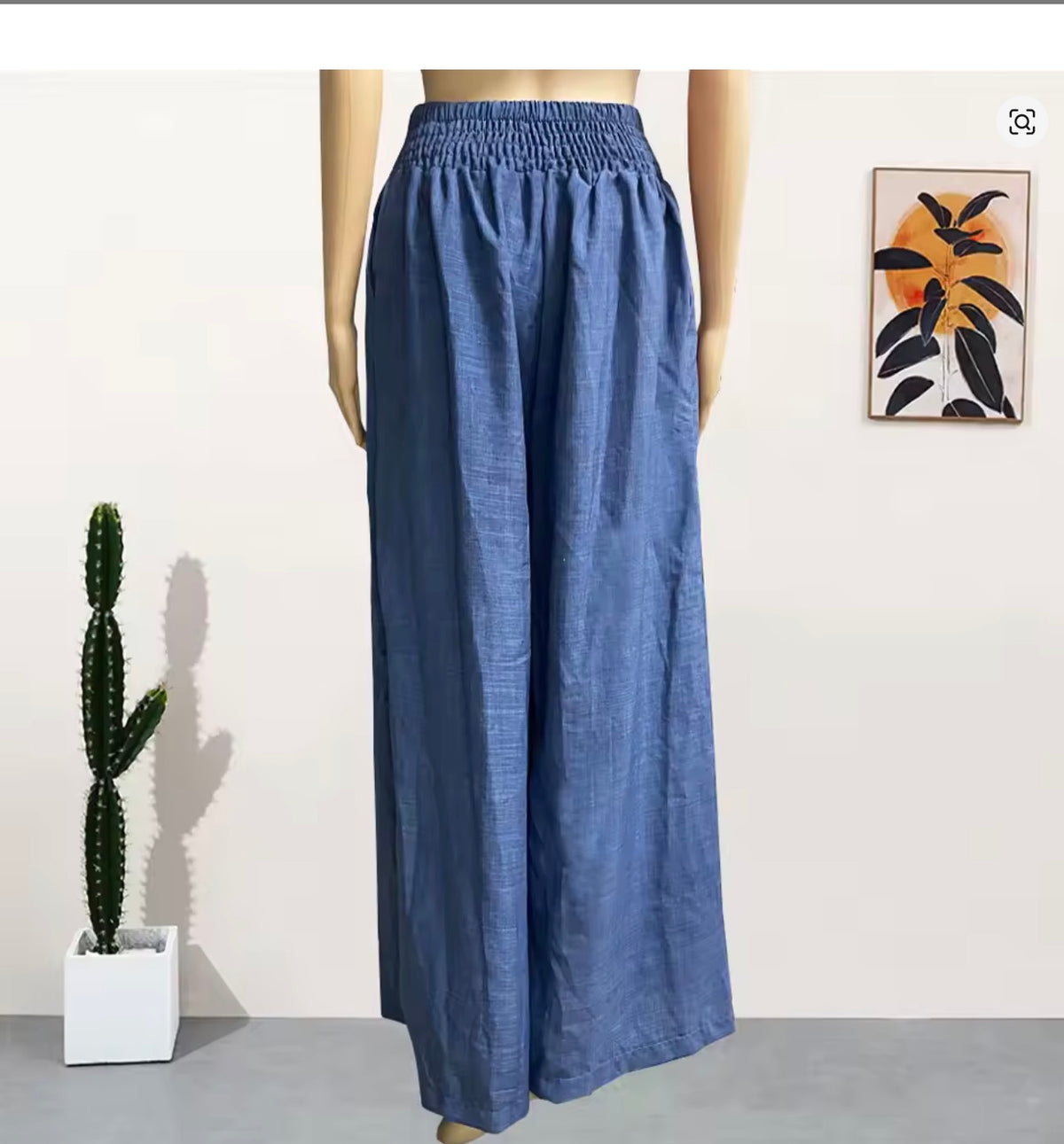 Pantalón Palazzo de Tiro Alto
