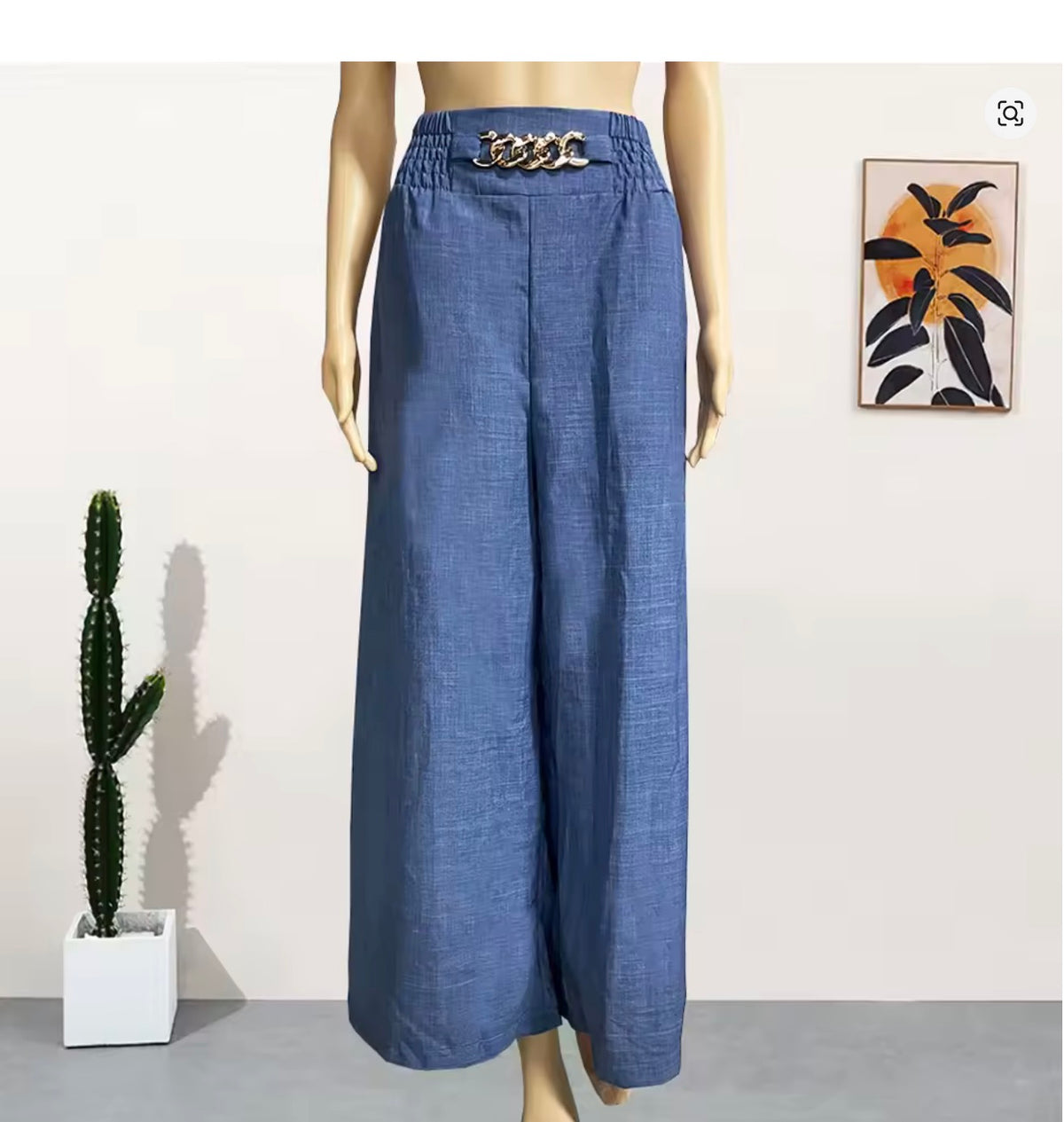 Pantalón Palazzo de Tiro Alto