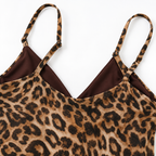 Vestido Maxi Leopardo con Tirantes Ajustables